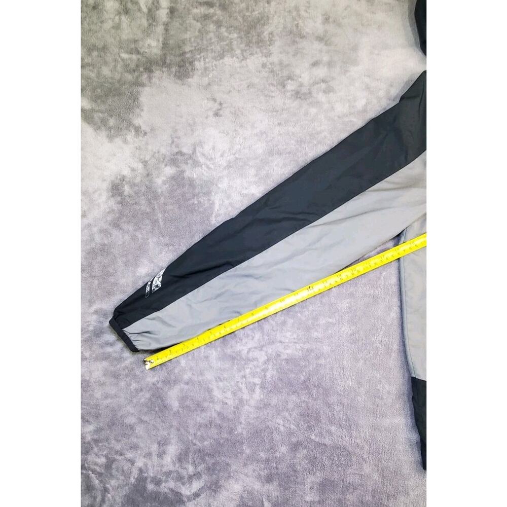 Under Armour Jacket Mens Sz M Black Gray AllSeasonGear Hooded Rain C33-49 - Picture 4 of 11